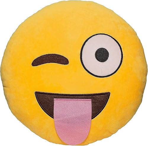 Vnnigmn Cojín Emoticones Decorativo Juguete Cumpleaños Regalo Almohada Hogar