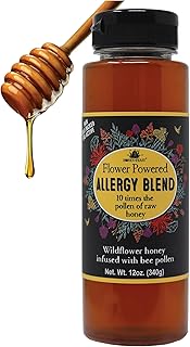 Honey Feast Flower Powered Allergy Blend 10X Honey, 12 OZ