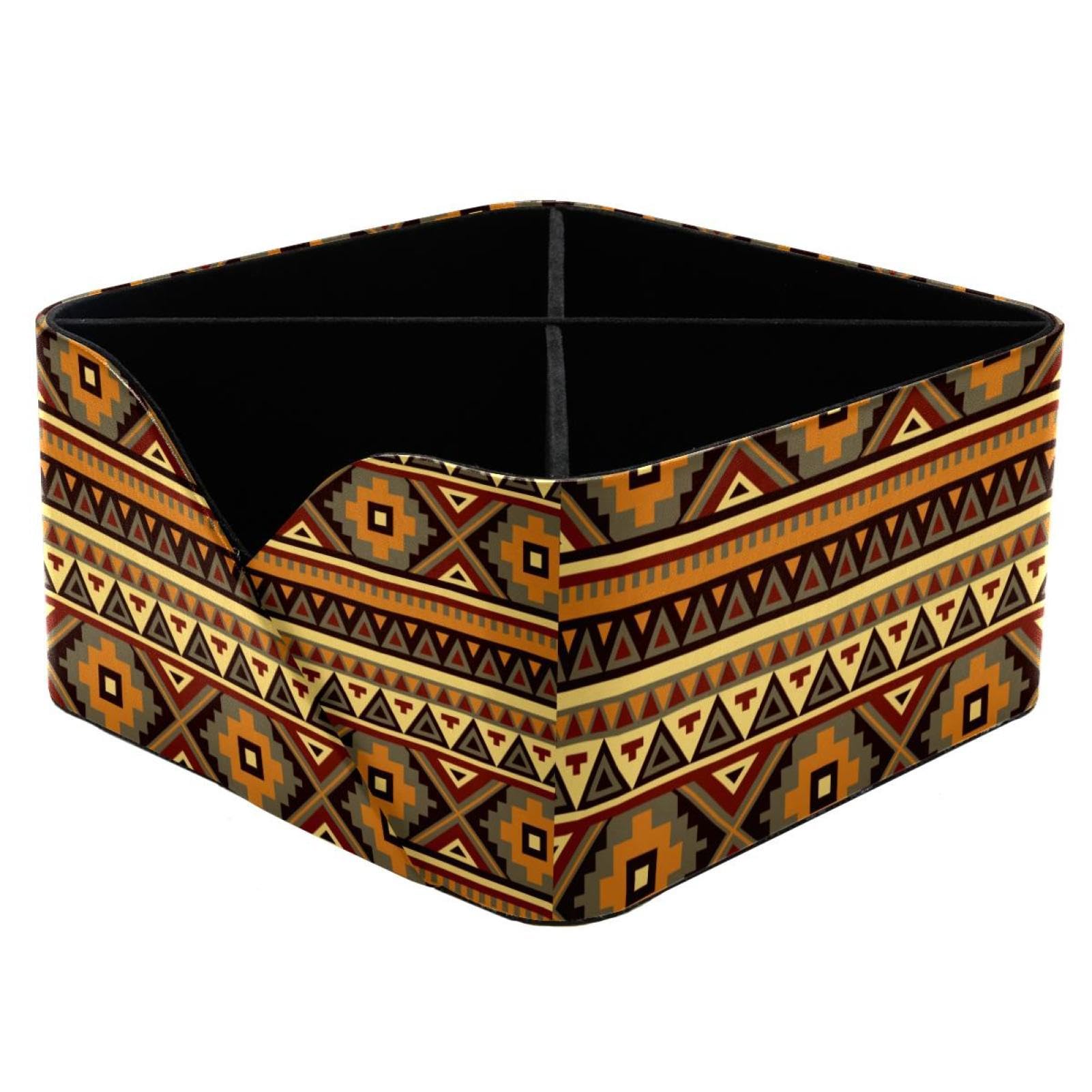 Pot de rangement pour bureau Aztèque, boîte à stylos et fournitures de bureau design