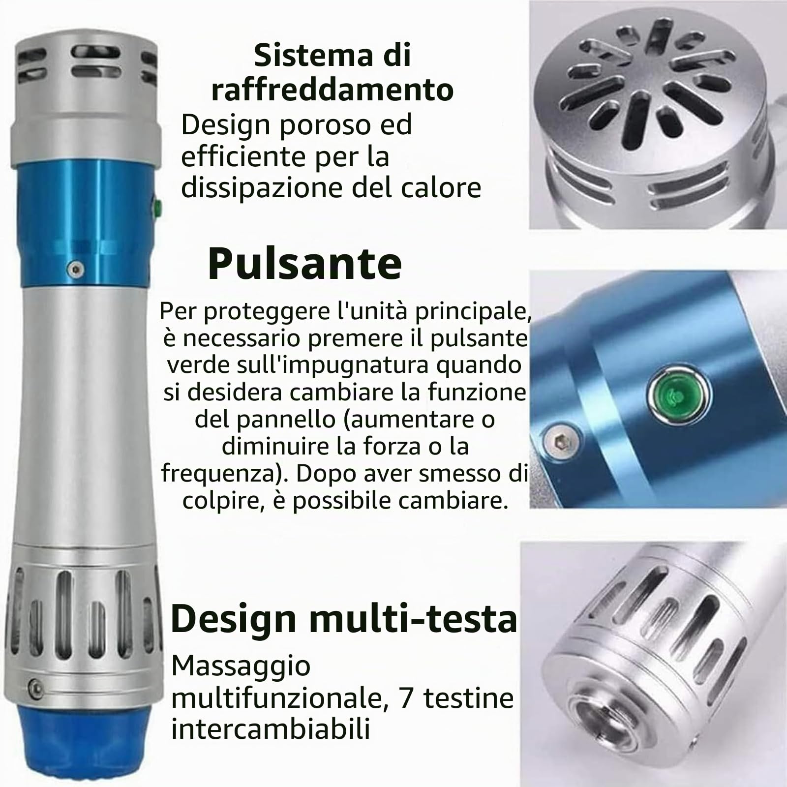 Dispositivo Professionale per Terapia Ad Onde D'urto