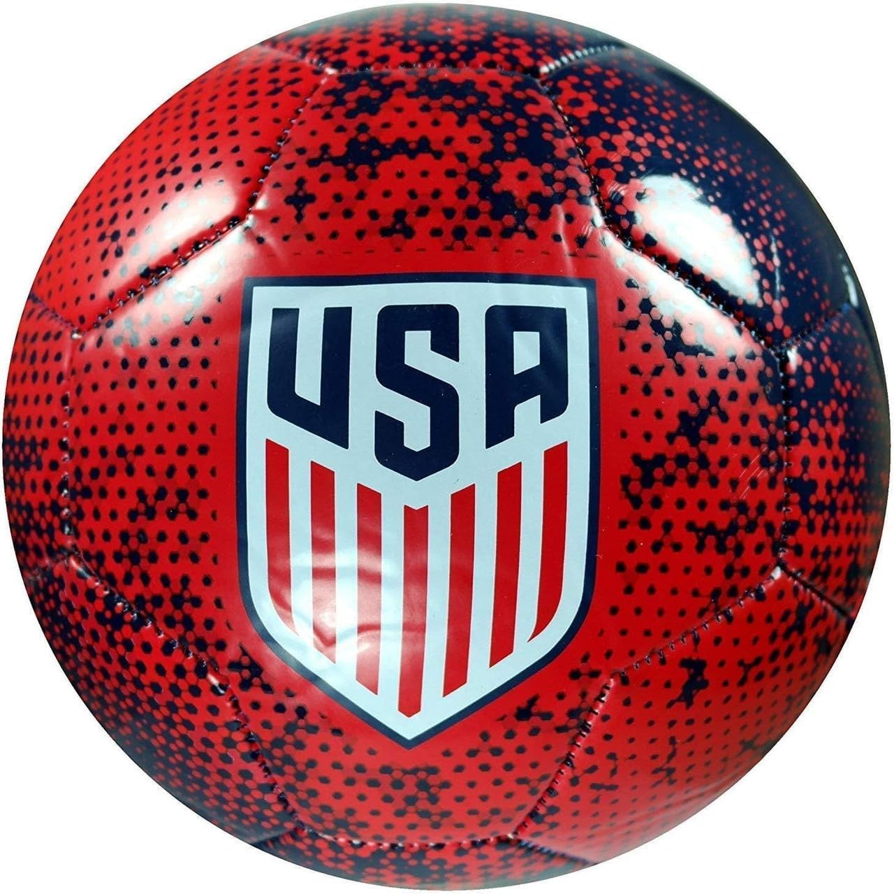 Icon Sports Officially Licensed U.S. Soccer Federation USMNT Soccer Ball Size 5 - Camo Blaze