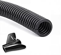 Vista 14 de ZhiYo 10 pies 1" Conducto de alambre dividido para telar, cubierta flexible para auto