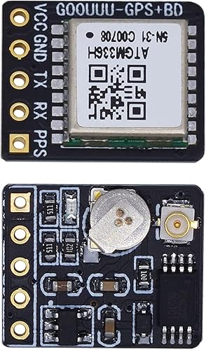 Miniatura 4 de DWEII Paquete de 1 navegador de posicionamiento por satélite GPS+BDS de doble modo, control de vuelo, ATGM336H de repuesto NEO-M8N NEO-6M para
