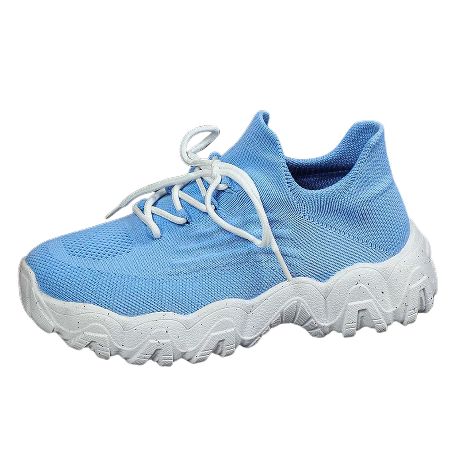 Generisch Sportschuhe Damen Slip On Sneaker Leichte Bequeme Dicker Mesh