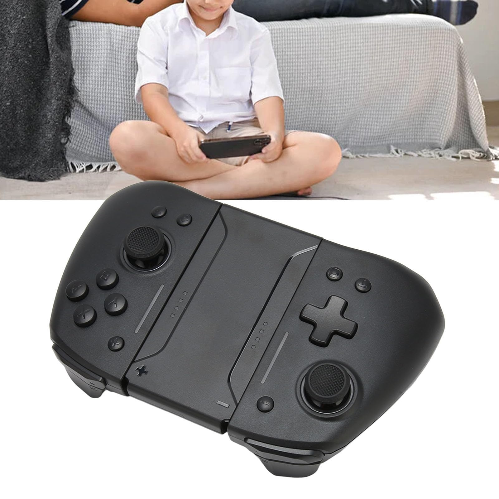 Controller per Gamepad Wireless Controller da Gioco con Luce RGB a Doppia Vibrazione con Funzione per per Un'esperienza di Gioco Migliorata