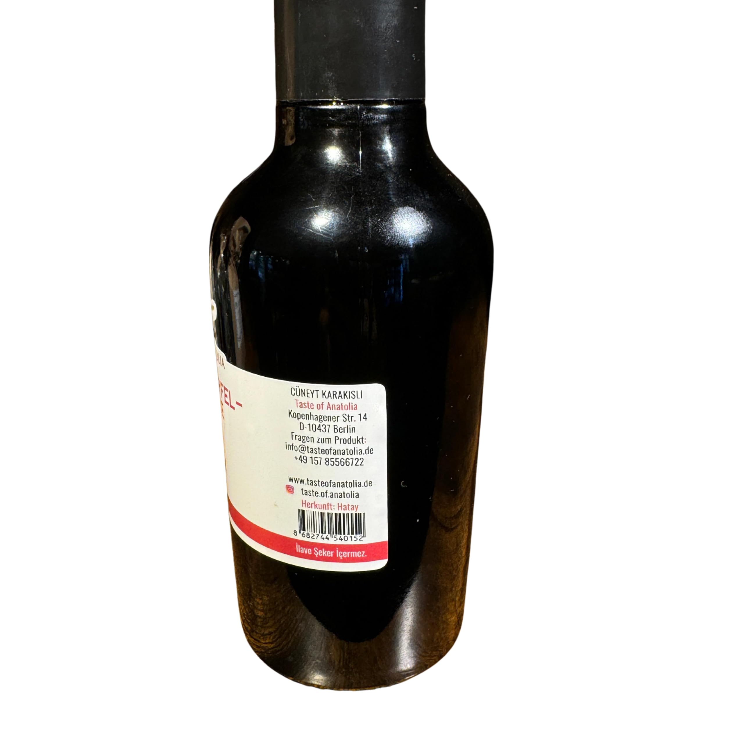 Granatapfelsirup pur 350ml - Granatapfelmelasse (Nar eksisi) 250 ml von TASTE of ANATOLIA Feinkost Oase, 100% natürlich. Aus HATAY-Türkei. (Namensänderung: auf Melasse und 250 ml)