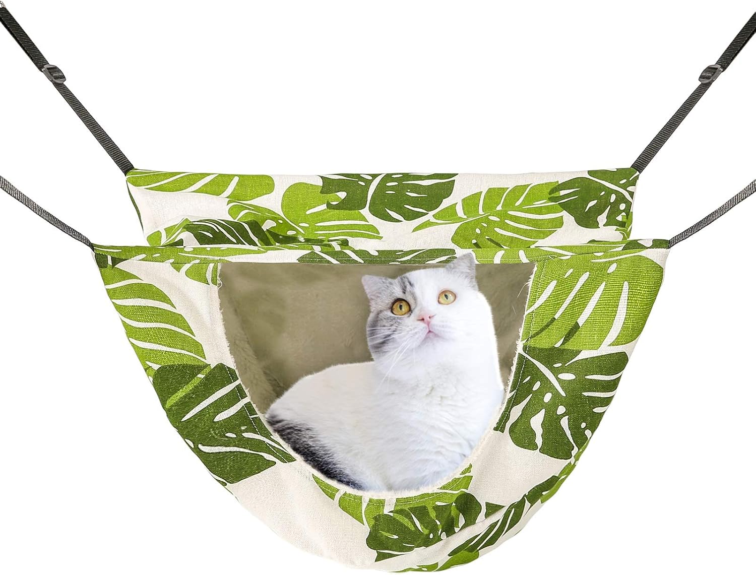 ONENIN Double Layer Hanging Cage Hammock for Small Pets