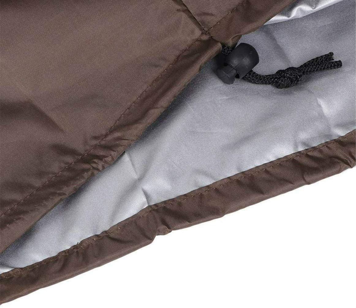 Housse imperméable pour meubles d'extérieur pour patio, terrasse, coffre et banc ottoman, marron, 157,5 x 76,2 x 68,6 cm – Solution de protection et de rangement pour votre jardin