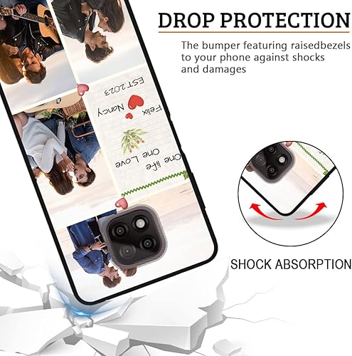 Miniatura 3 de Fundas de teléfono personalizadas para Motorola Moto G Power 2021, cubierta de teléfono personalizada con múltiples fotos, regalo personalizado para