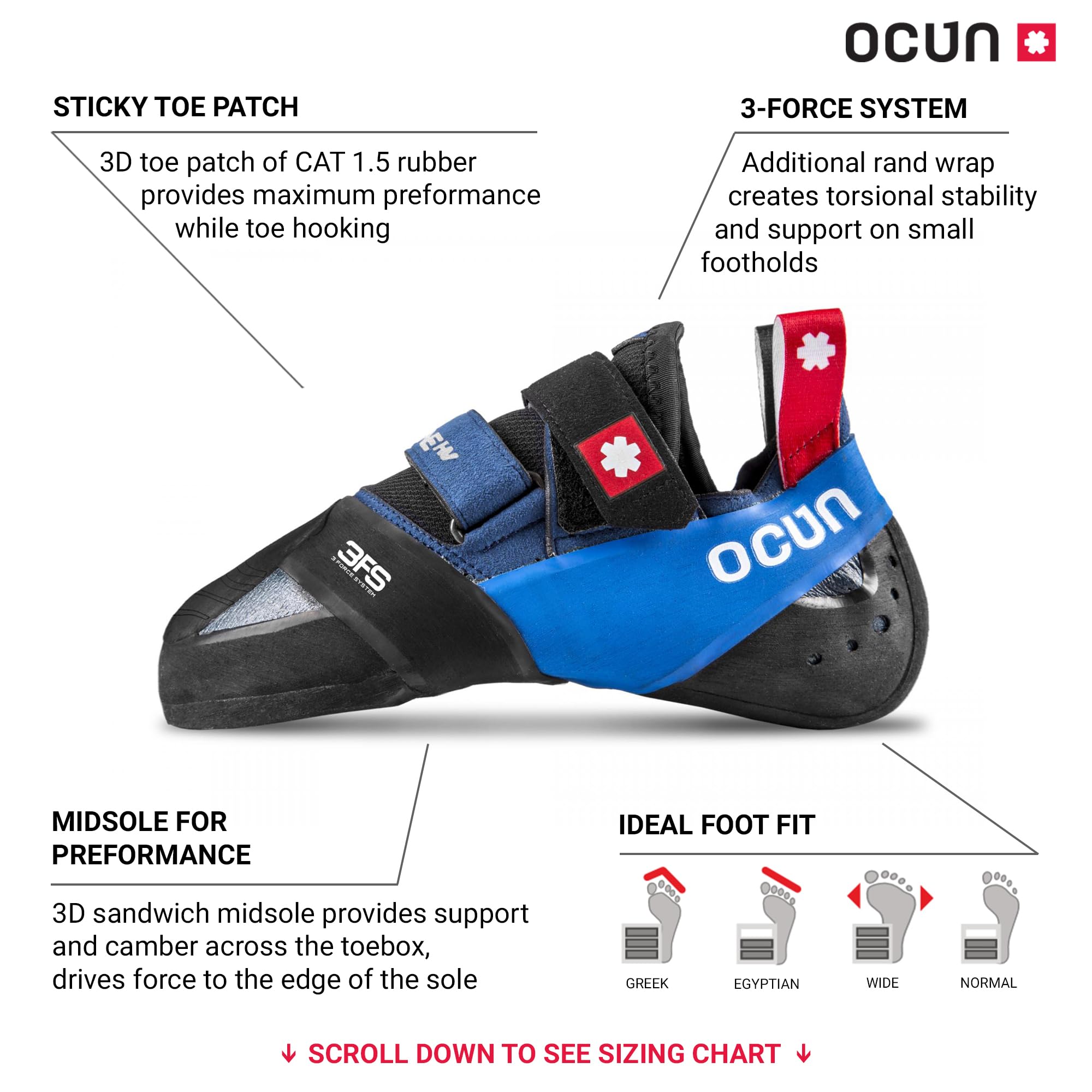 Ocun Ozone HV/Ozone Plus Bouldering Shoe | Rock Climbing Shoe