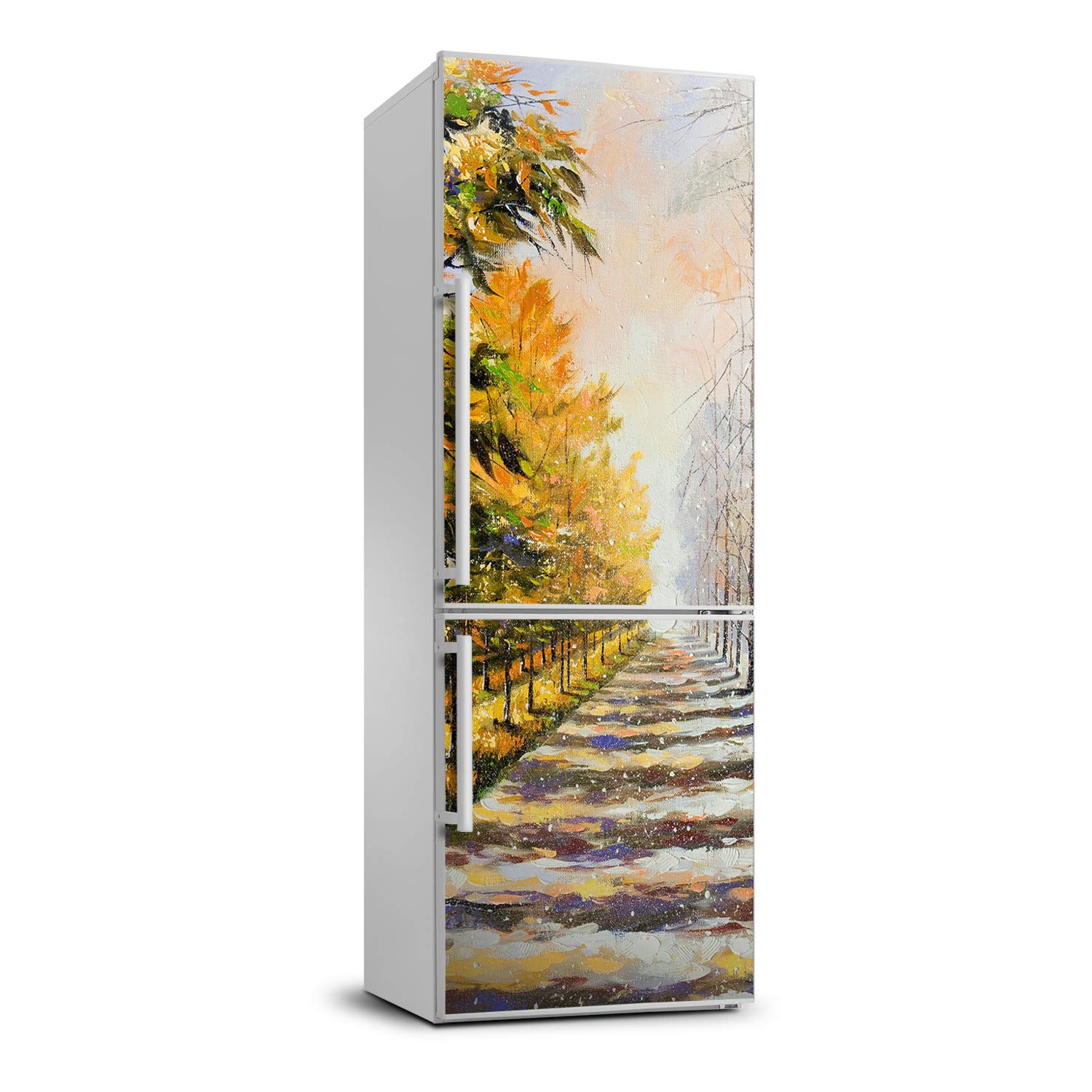 Autocollant Frigo anti rayures habillage réfrigérateur 70x190cm