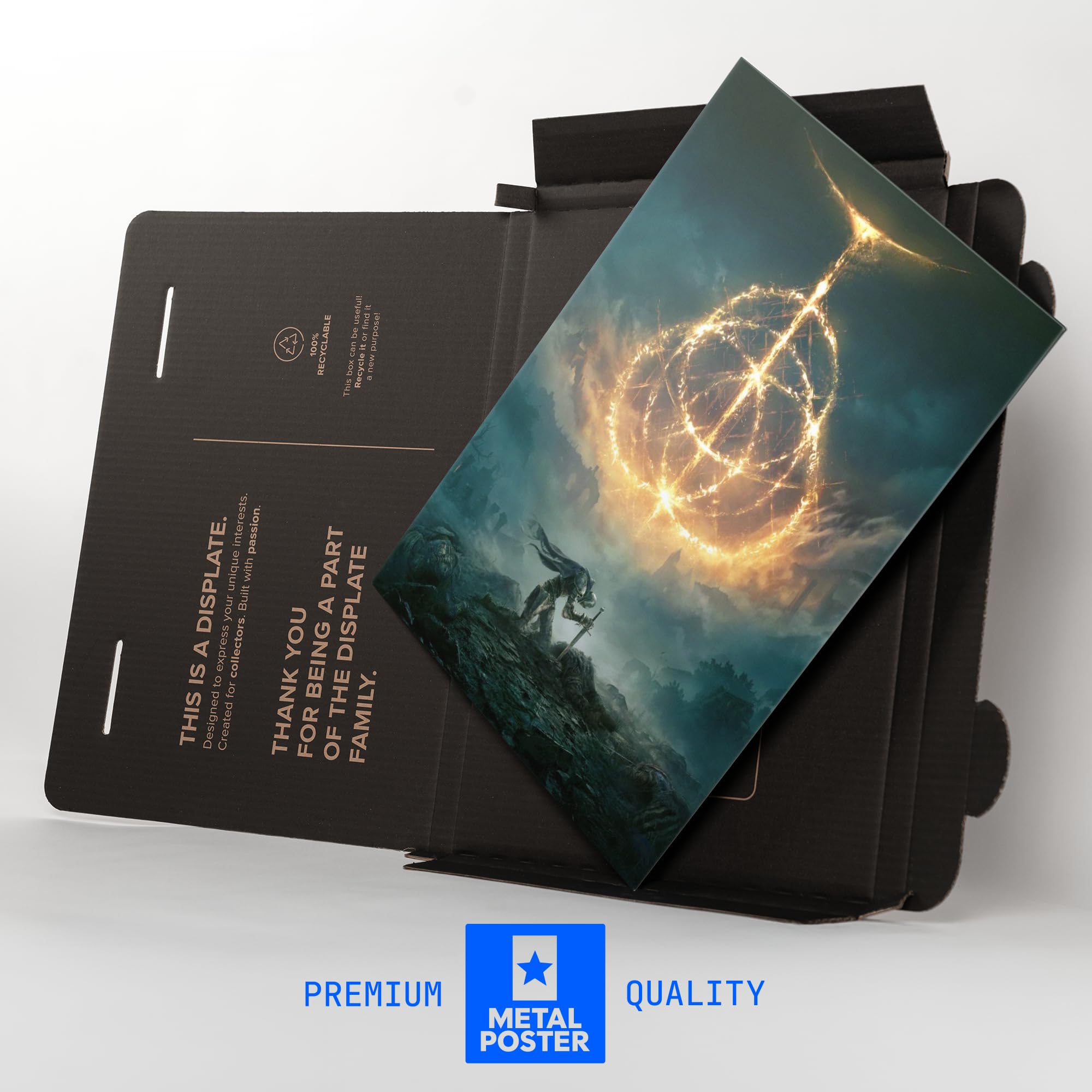 Displate Elden Ring Poster in Metall con Fissaggio Magnetico Ufficialmente Licenziato Immagini Lands Between - ELDEN RING poster chiave 32x45cm