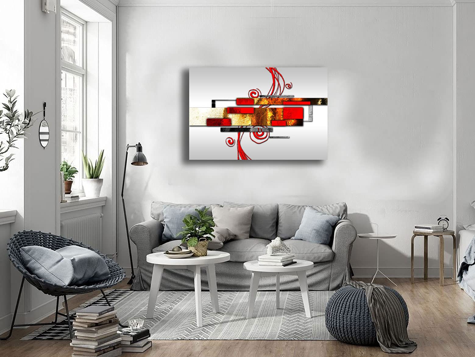 Tableau Moderne XXL - Graffiti II - Impression Toile - Déco Murale Italienne