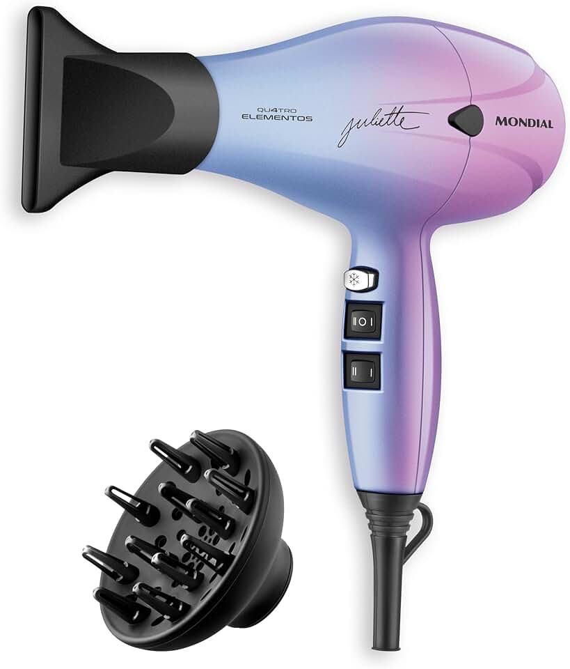MONDIAL Secador de Cabelo By Juliette, Duo Colors, 2000W, 110V - SCP-JU-03