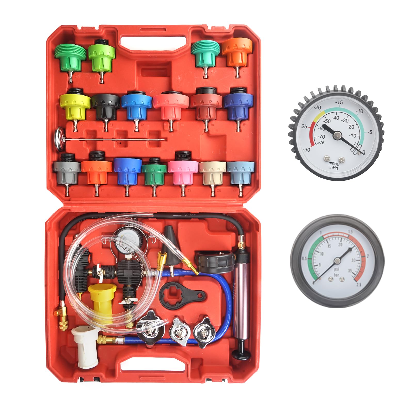 HZAUTOS 28pcs Coolant Vacuum Refill Kit