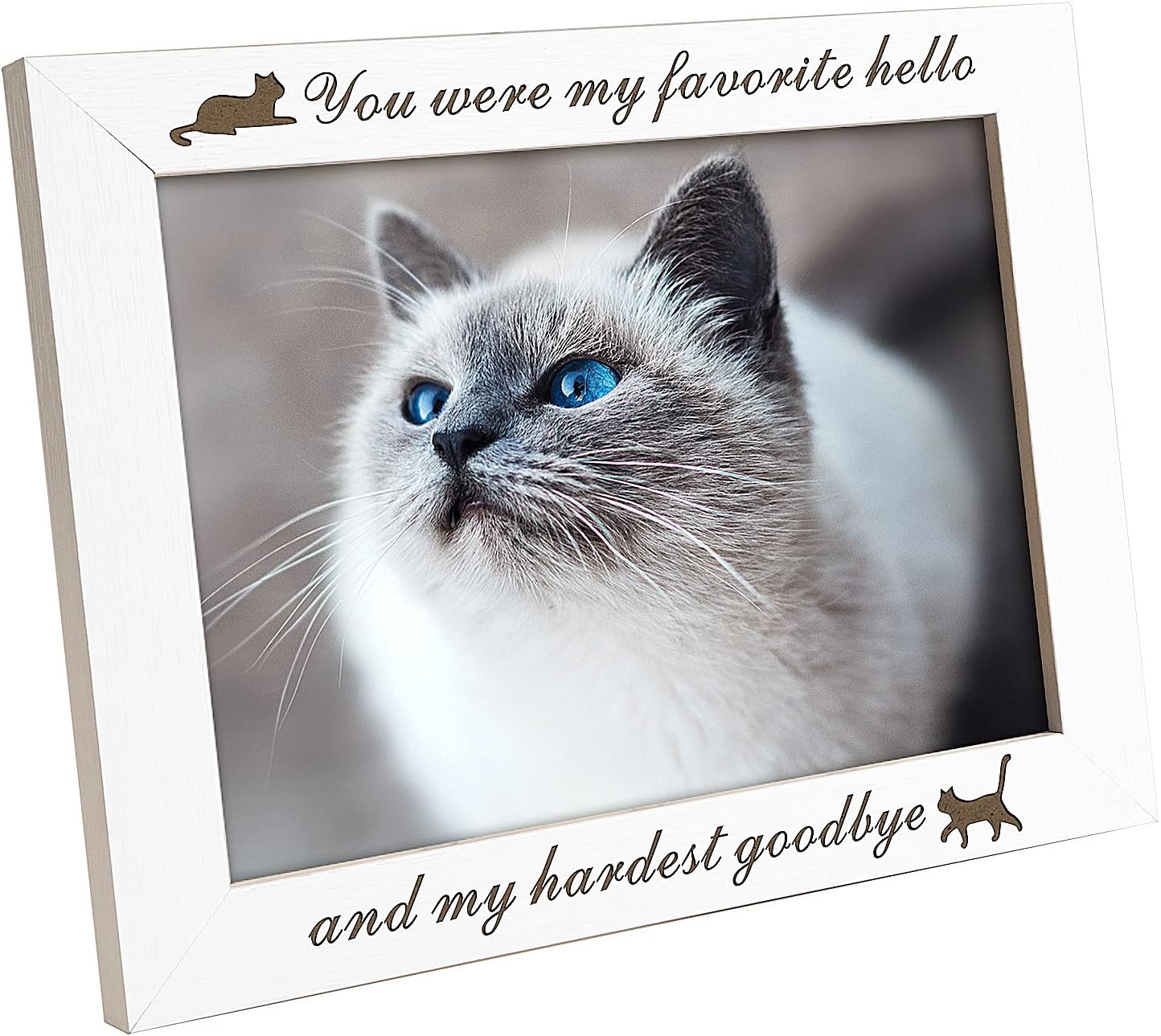 culivis Cat Picture Frame Cat Memorial Gifts Cat Loss