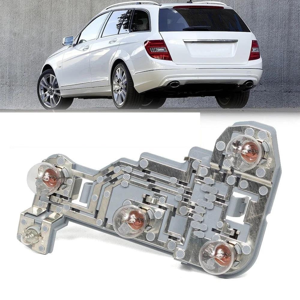 Luz trasera del coche Luz trasera del coche Portalámparas Para Faro Trasero Izquierdo/derecho Con Bombilla Para Mercedes Para Benz S204 Clase C C180 C200 C280 C300 C320 A2048202000 A2048201900 Coche M