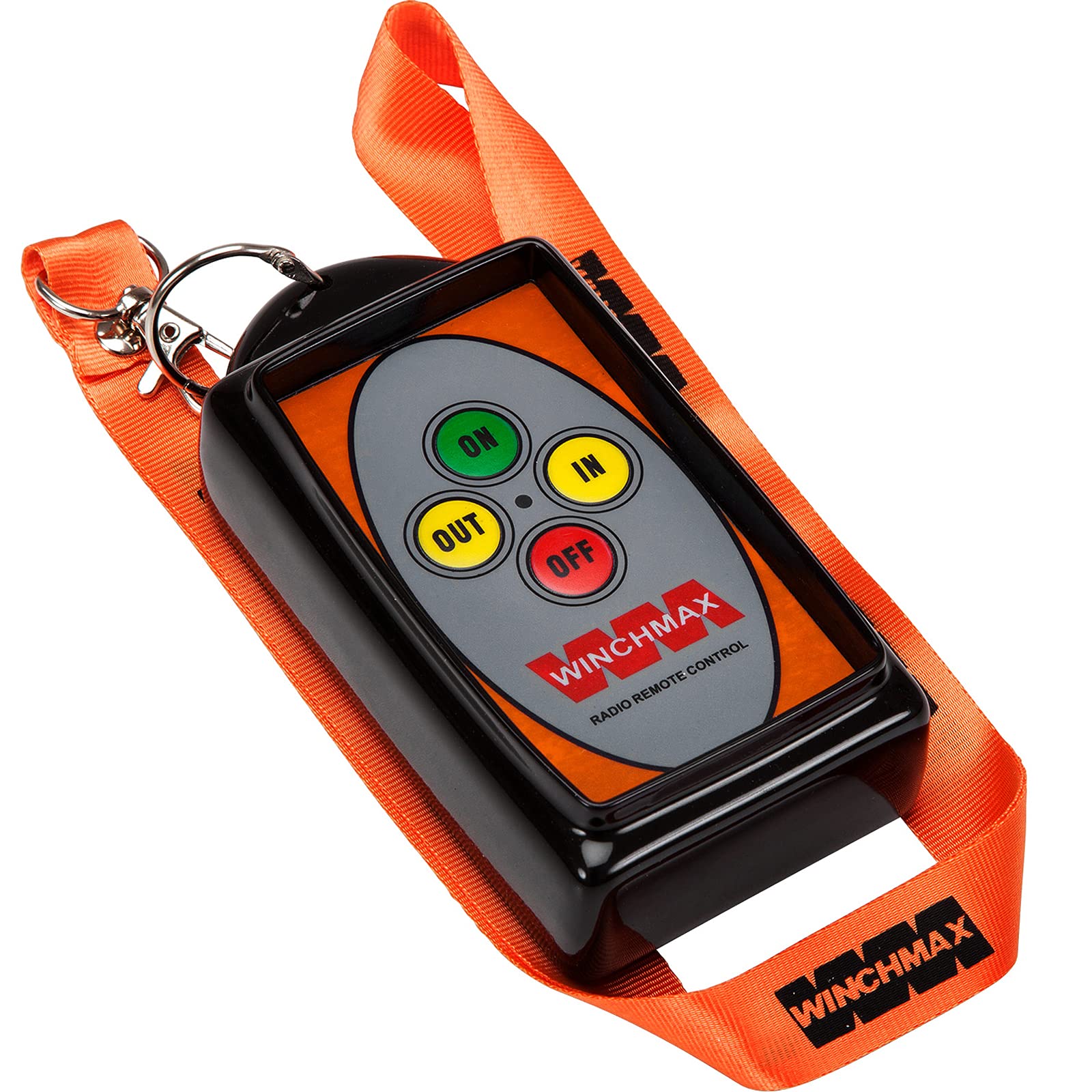 WINCHMAX Télécommande de treuil à deux canaux, sans fil, combinés double HD, portée de fonctionnement extra longue de 100 m. Double tension pour systèmes 12 V ou 24 V