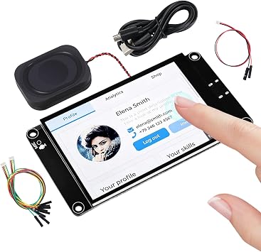 FREENOVE ESP32 CYD ESP32 S3 Display, 3.5 Inch IPS Capacitive Touch Screen 320x480 Pixel, Supporting XiaoZhiAI AI, Dual-core 32-bit 240 MHz Microcontroller WiFi+BT, C Code LVGL Projects Tutorial