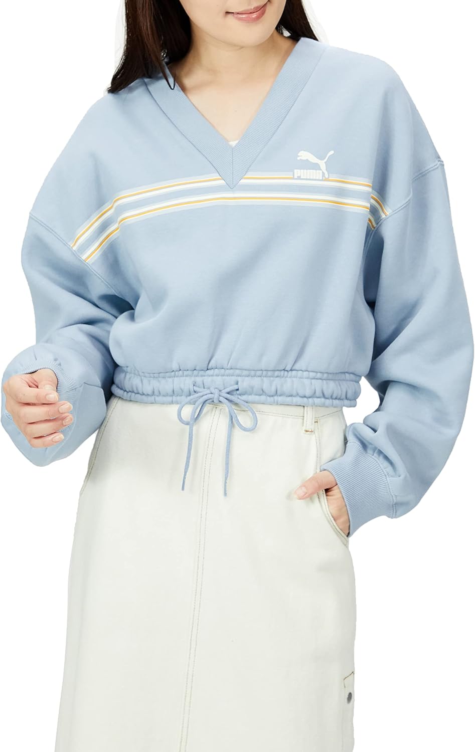 Amazon.co.jp: [プーマ] ショート丈 スウェット ライン入り CLASSICS