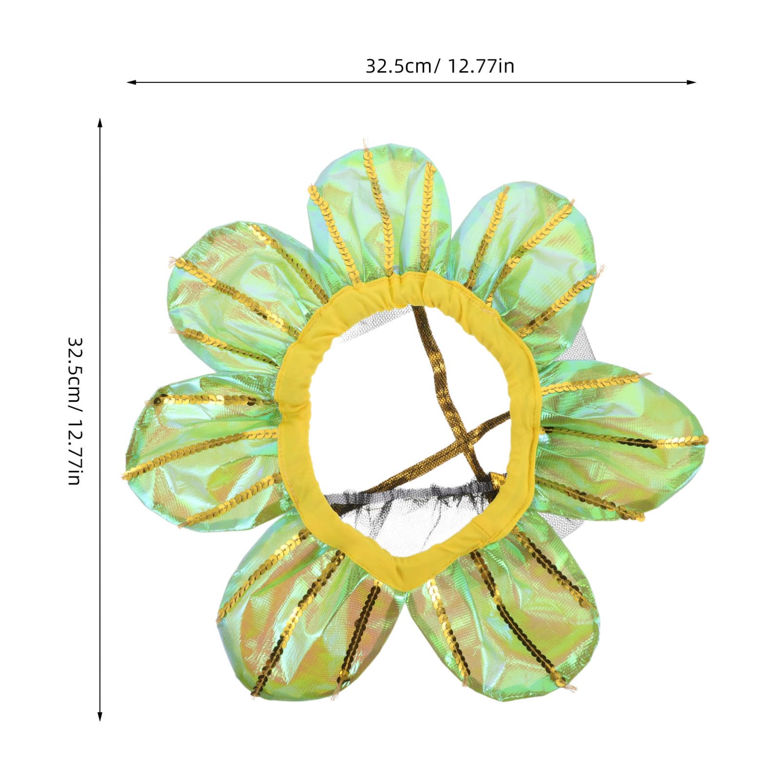Abaodam Adorable Sunflower Headband Soft Lightweight Kids Headpiece Ideal for School Sports Meet