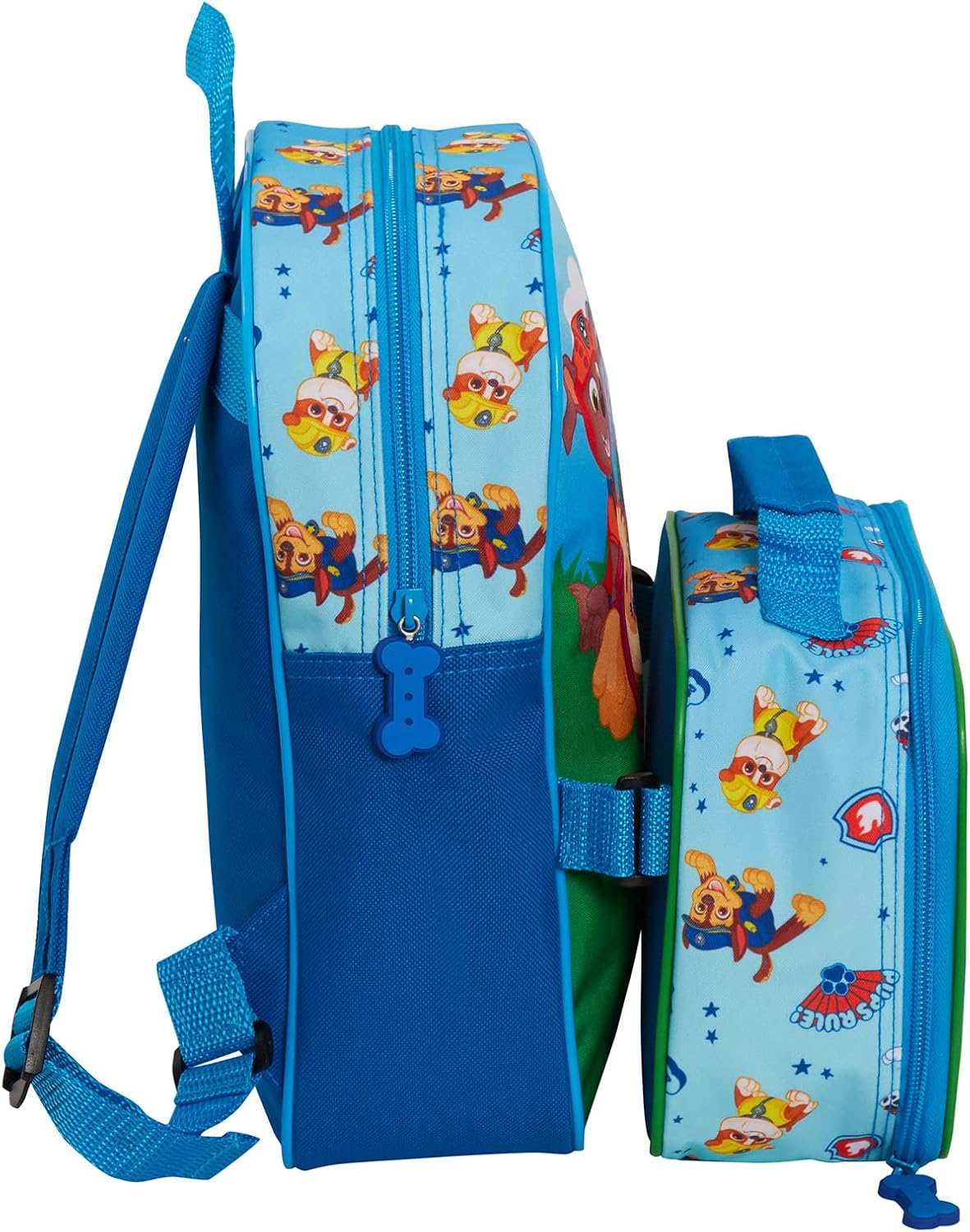 Paw Patrol Backpack with Lunch Bag for Kids School Bag Boys Girls Nursery Rucksack Matching Insulated Bag Set, Blue, One Size, Casual - Image 7