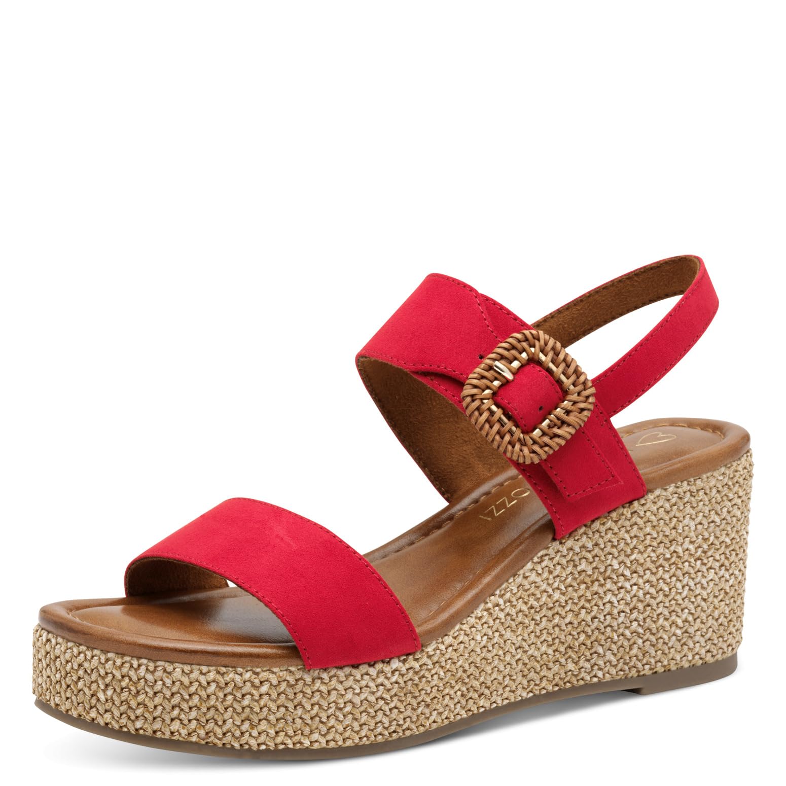 MARCO TOZZI Women's 2-28039-44 Sandals, red, 8.5 UK