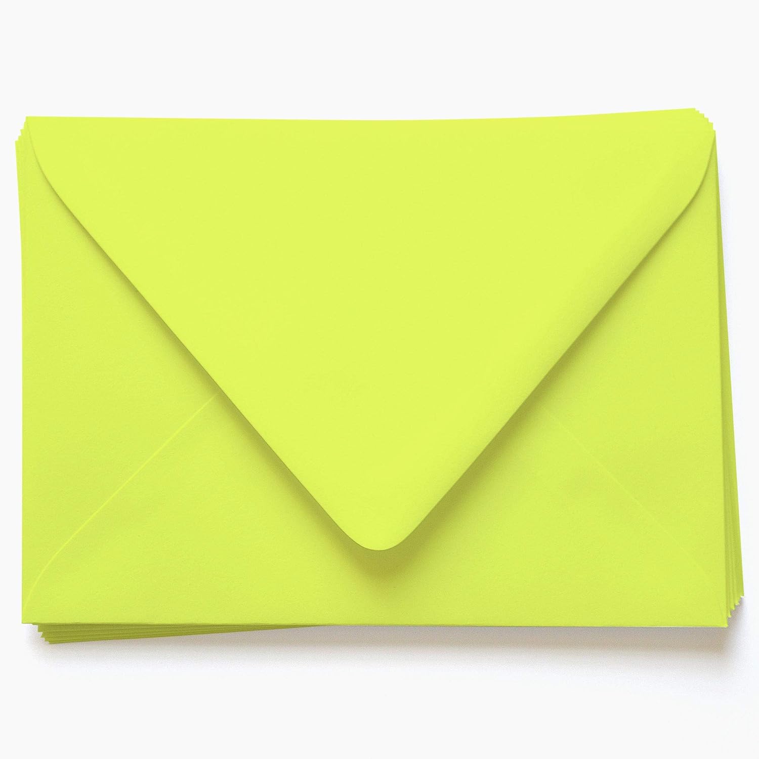 Key Lime Envelopes - A9 Gmund Colors Matt 5 3/4 x 8 3/4 Euro Flap 81T, 25 pack