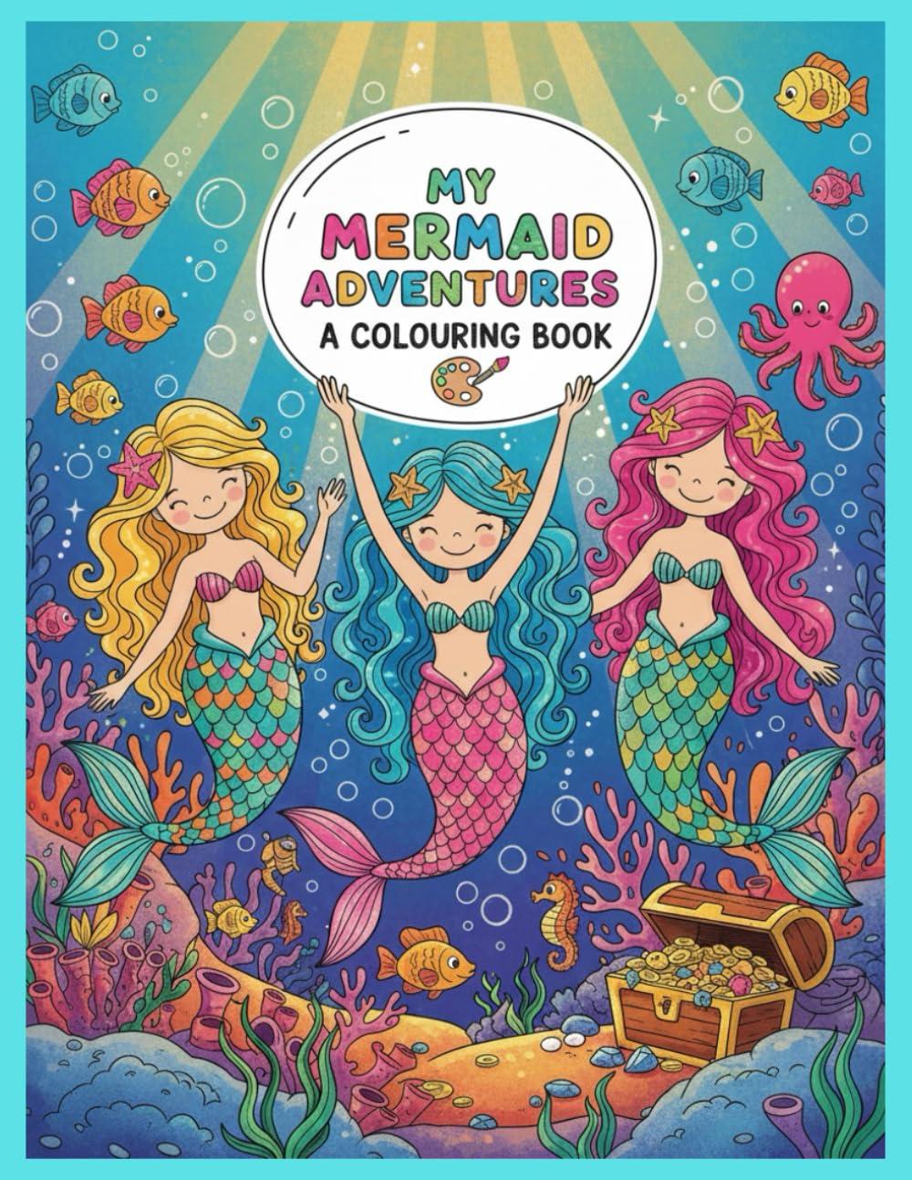 My Mermaid Adventure A Colouring Book: An Imaginative Mermaid Colouring Journey to Support Creativity, Confidence, and Motor Skill Development (Creative Steps Colouring Series)