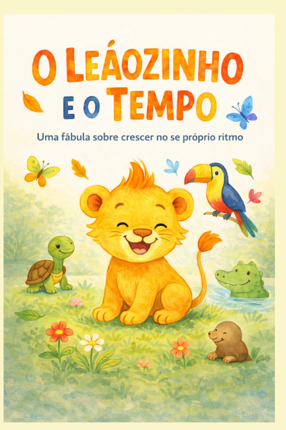 O Leaozinho e o tempo: uma fabula sobre crescer no seu próprio tempo
