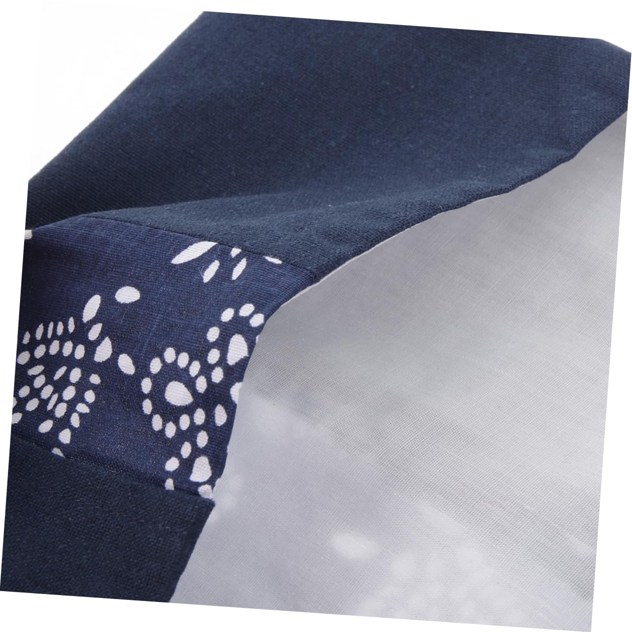 Tofficu 4 Pièces Protecteur de couverture de livre en tissu teint bleu encre livre decoration livre décoration afficher décor de livre en tissu protège-livre ornemental livre protecteur