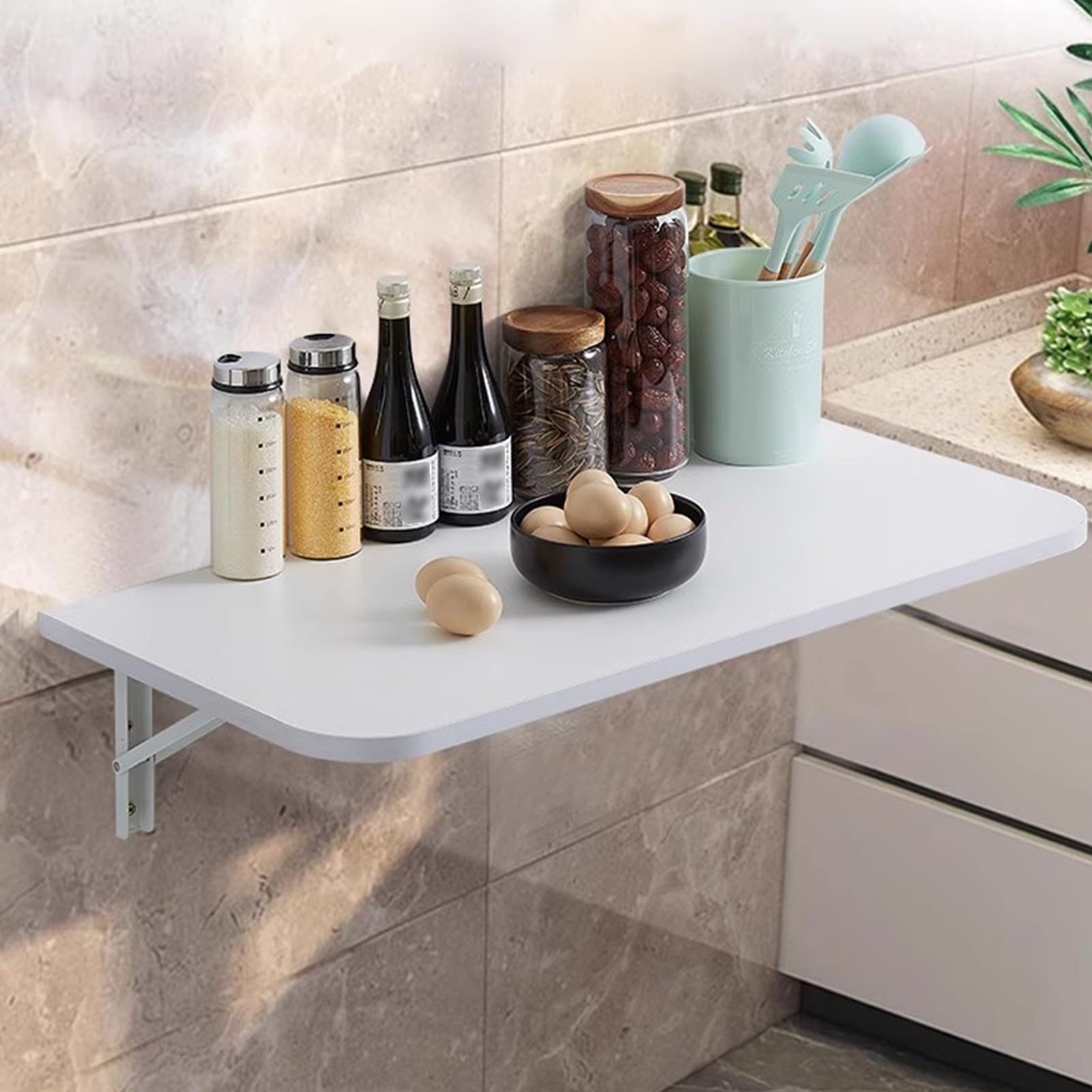 Table pliante murale à abattants WBWAPA : gagnez des mètres carrés dans votre bureau