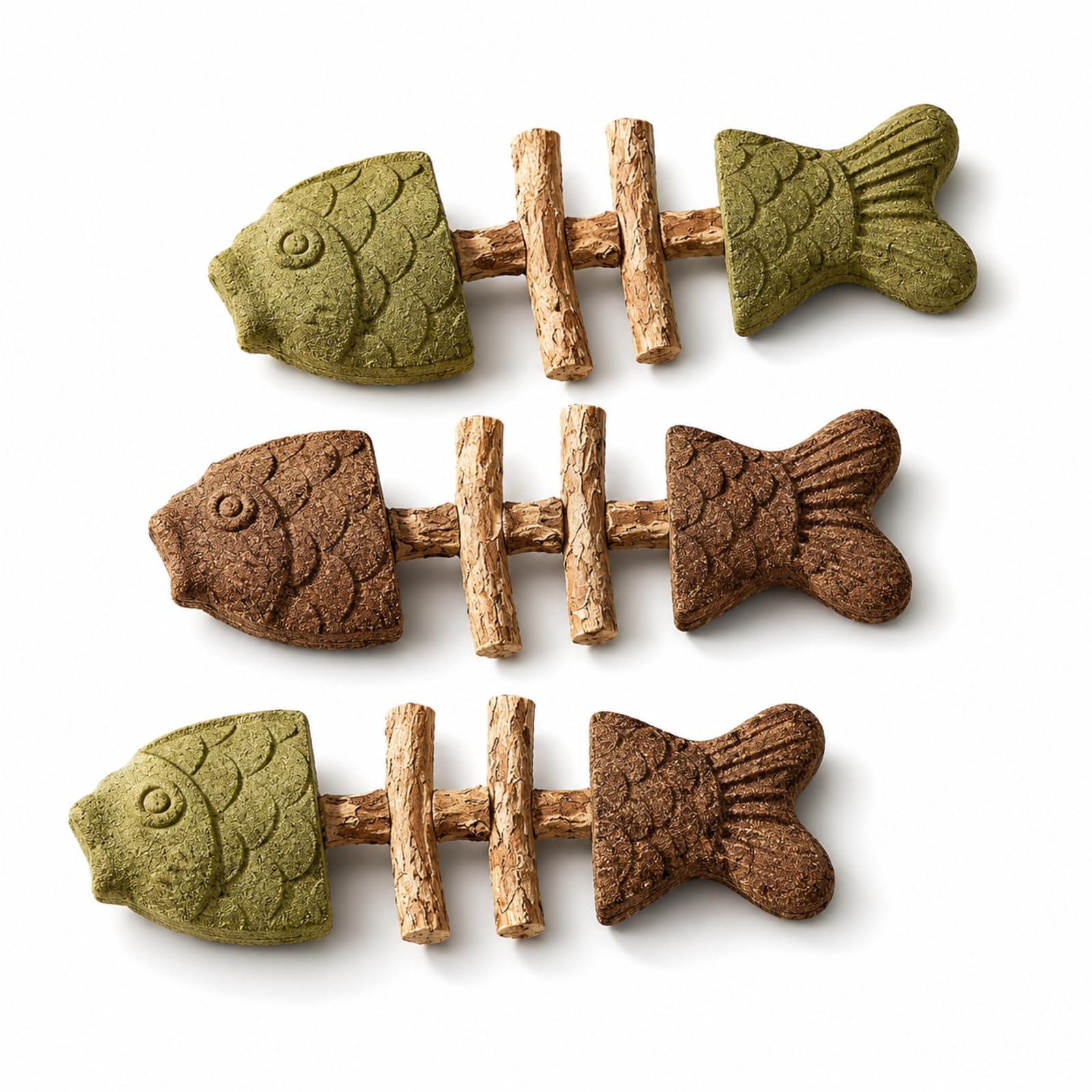 STIFFENERS 3PCS Silvervine Chew Sticks for Cats, Catnip and Silvervine Chew, for Indoor Cats, Catnip Silvervine and Gallnut Mix
