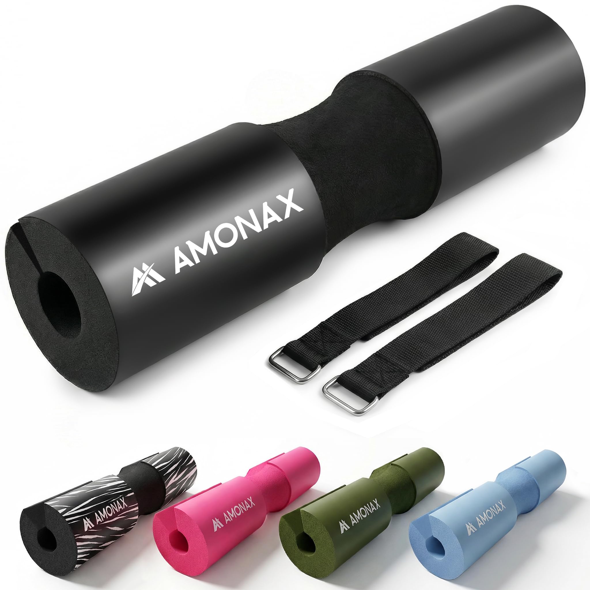 Amonax Langhantelpolster – Extra dickes Nackenpolster für Kniebeugen, Hip Thrust & mehr