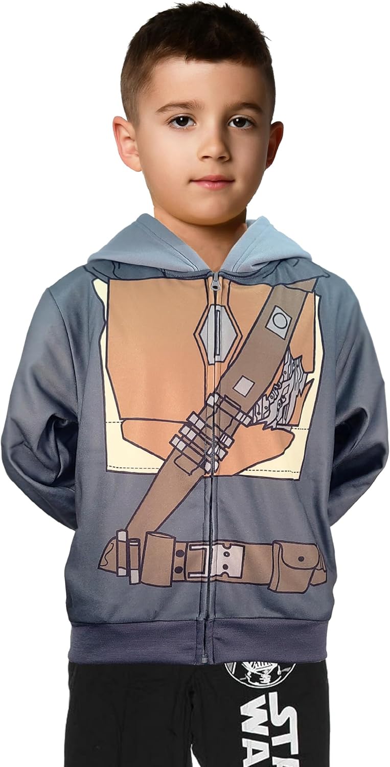 The Mandalorian Zip Up Hoodie Star Wars Fan Panama Ubuy