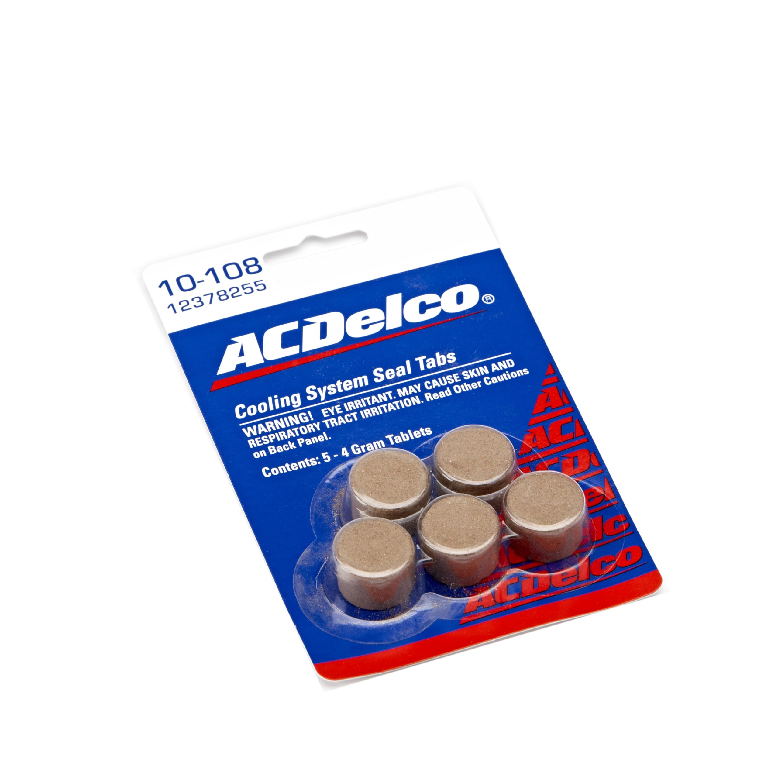 ACDelco GM Original Equipment 10-108 (12378255) Cooling System Sealing Tabs - 4 g (Pack of 5)