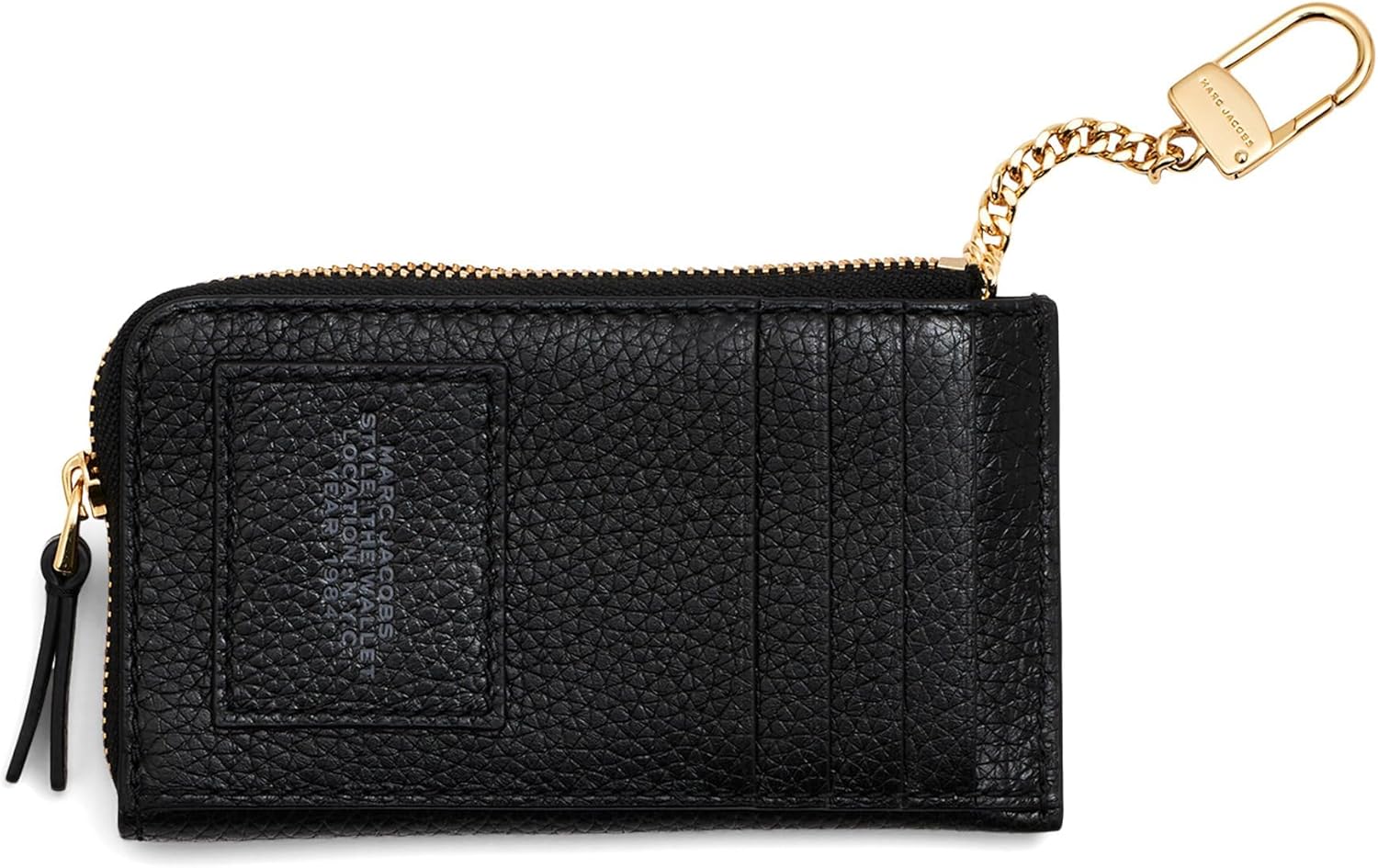 Marc Jacobs, Womens, The Leather Top Zip Multi Wallet, Black, One Size - Image 2