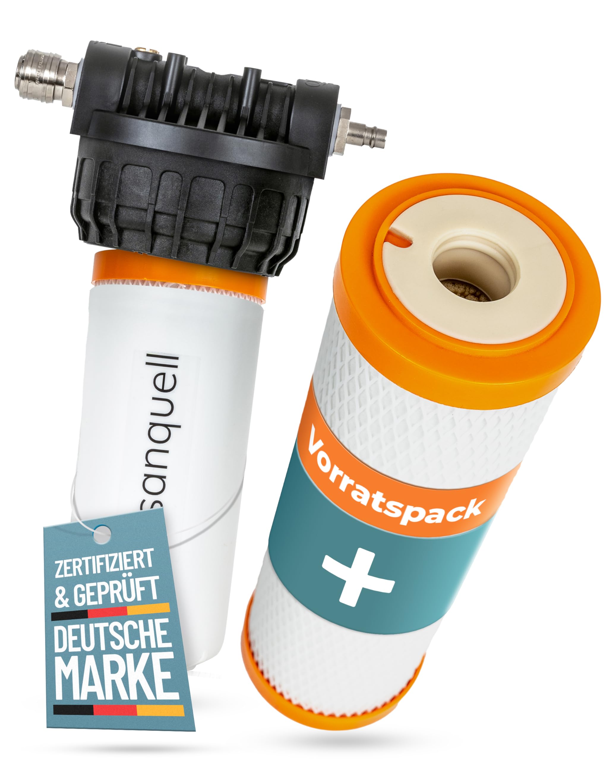 Sanquell Untertisch-Wasserfilter mit 2 Superpure-Filterpatronen