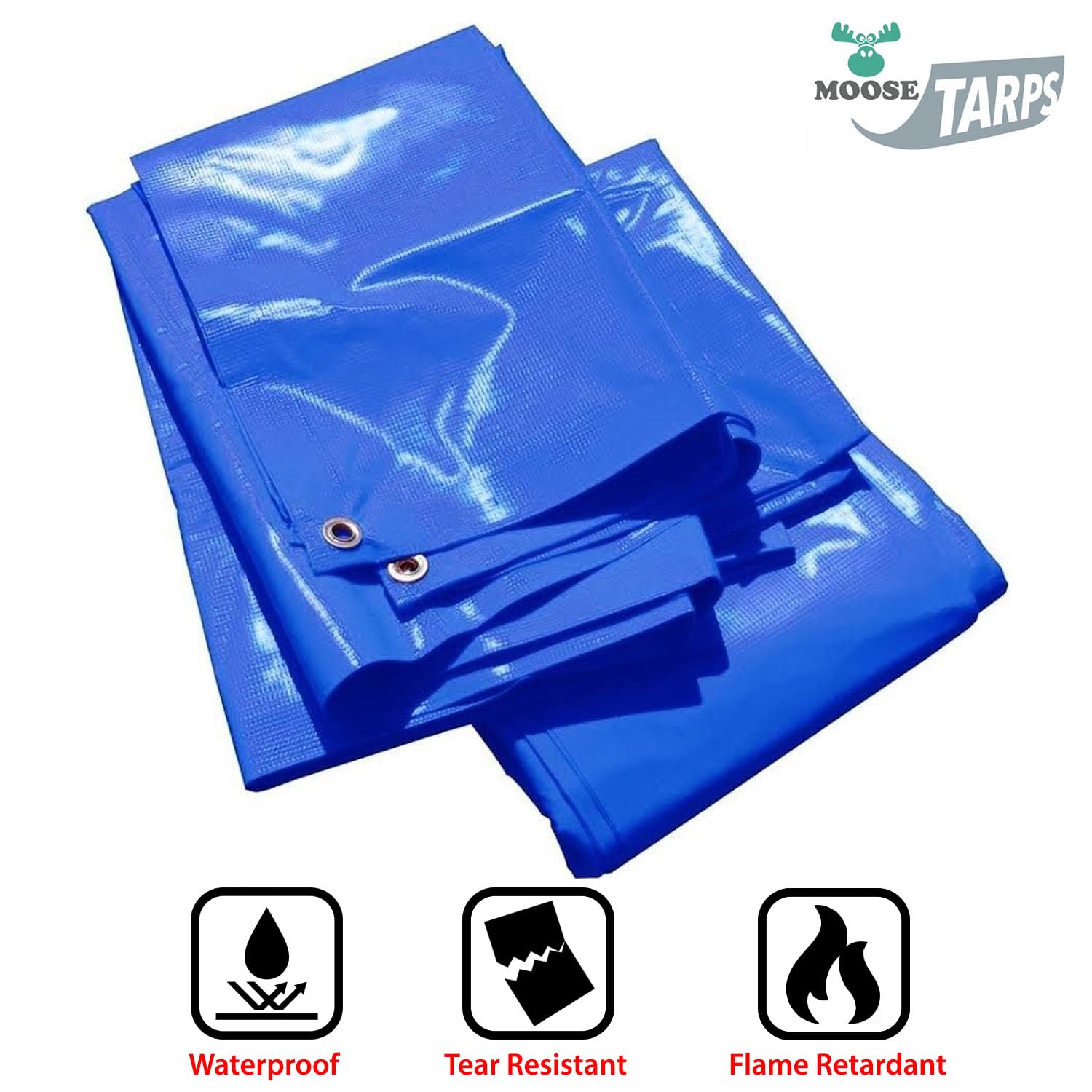 Amazon.com: Moose Supply Heavy Duty Tarp, 100% Waterproof 12mil