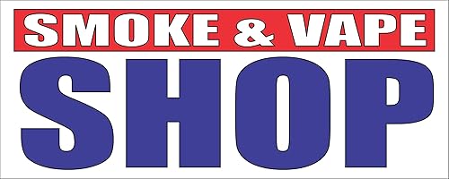 Cartel de 2x5 de Smoke and Vape Shop
