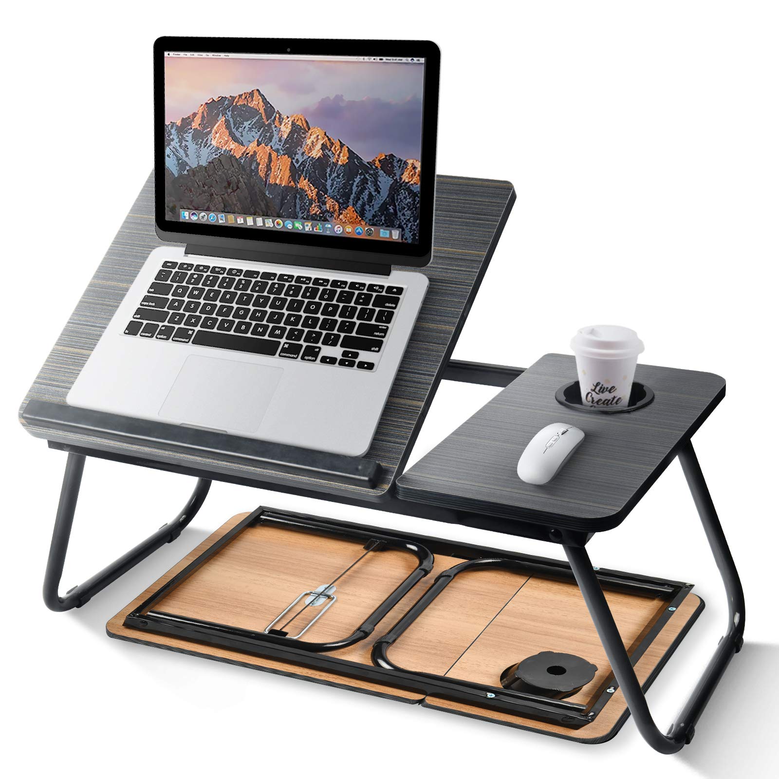 Newoer Adjustable Laptop Bed Stand,Lap Desks Bed Trays for Eating and