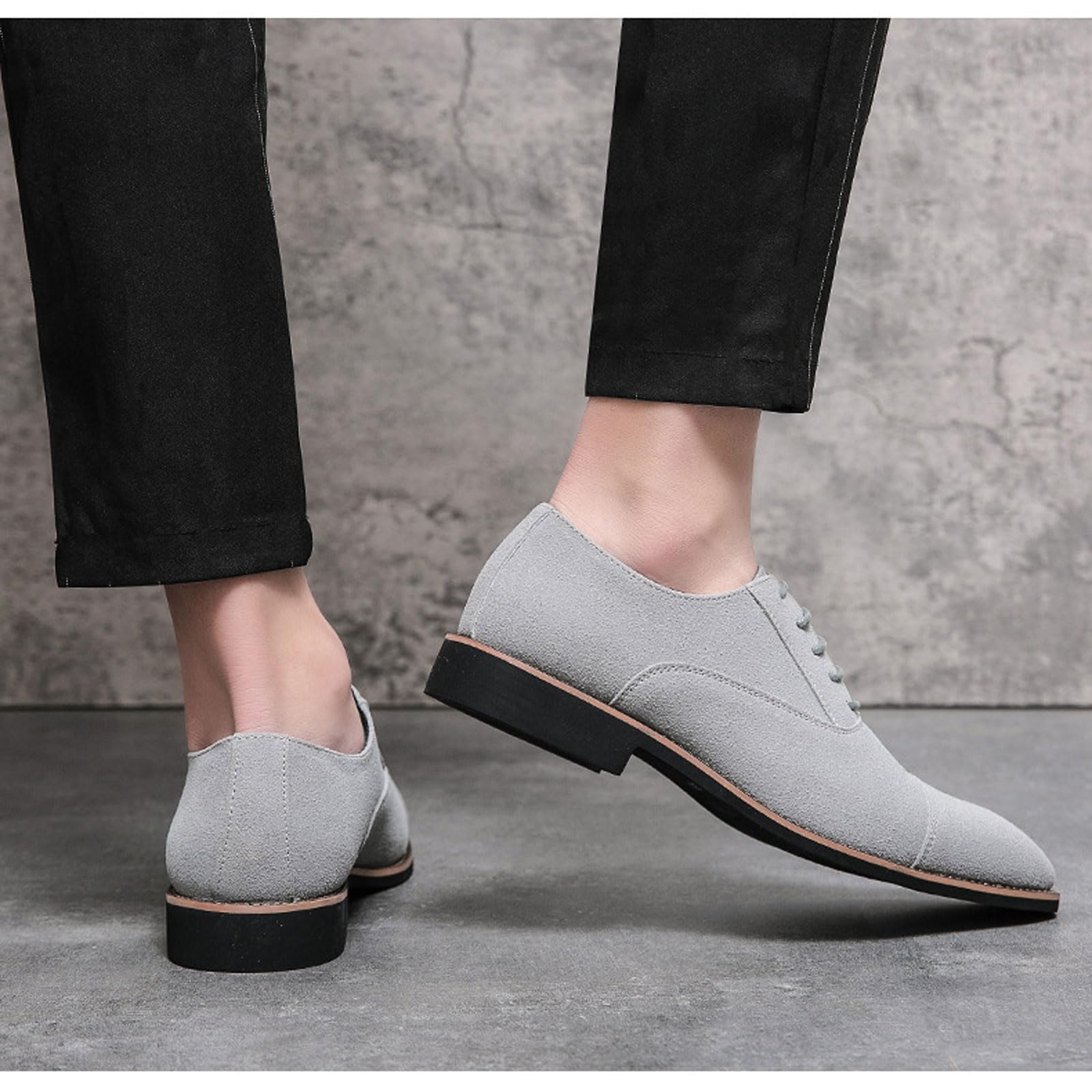 Chaussures Costume Homme Entreprise Officiel Urban À Lacets en Daim Oxfords Et Derbies