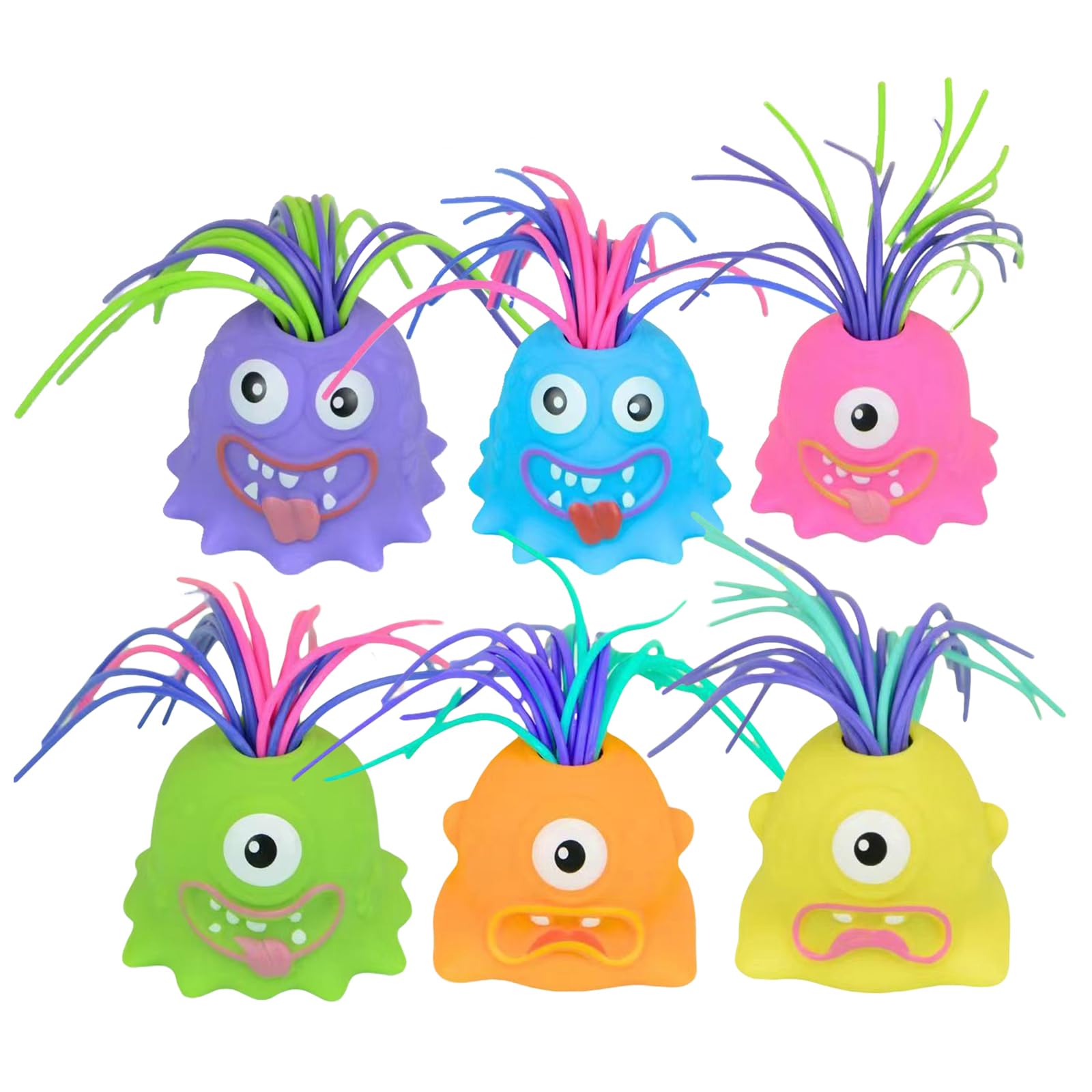 Fidget Toys Depression Relief Toys Hair Pulling Screaming Monster Stress Relief Toys for Kids Adult Birthday Gift (Random Color , One Size)