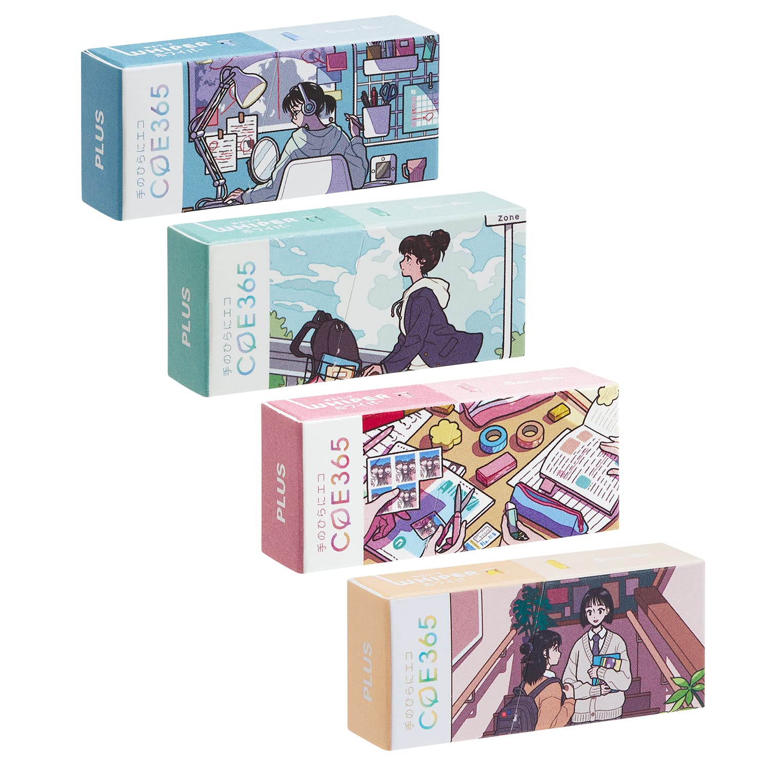 Amazon.co.jp: プラス 修正テープ COE365 紙ケース入り修正テープ