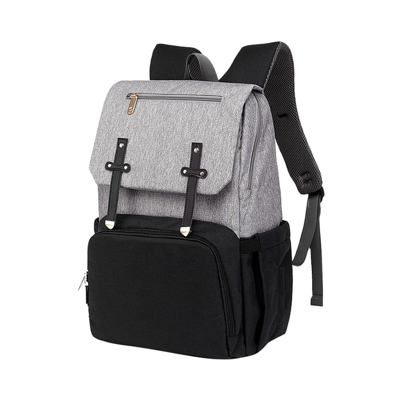 Multifunktionaler Reiserucksack Wickeltasche aus Oxford Stoff mit Großer Kapazität und Doppelter Schultertasche für Mama und Beim Reisen und Einkaufen