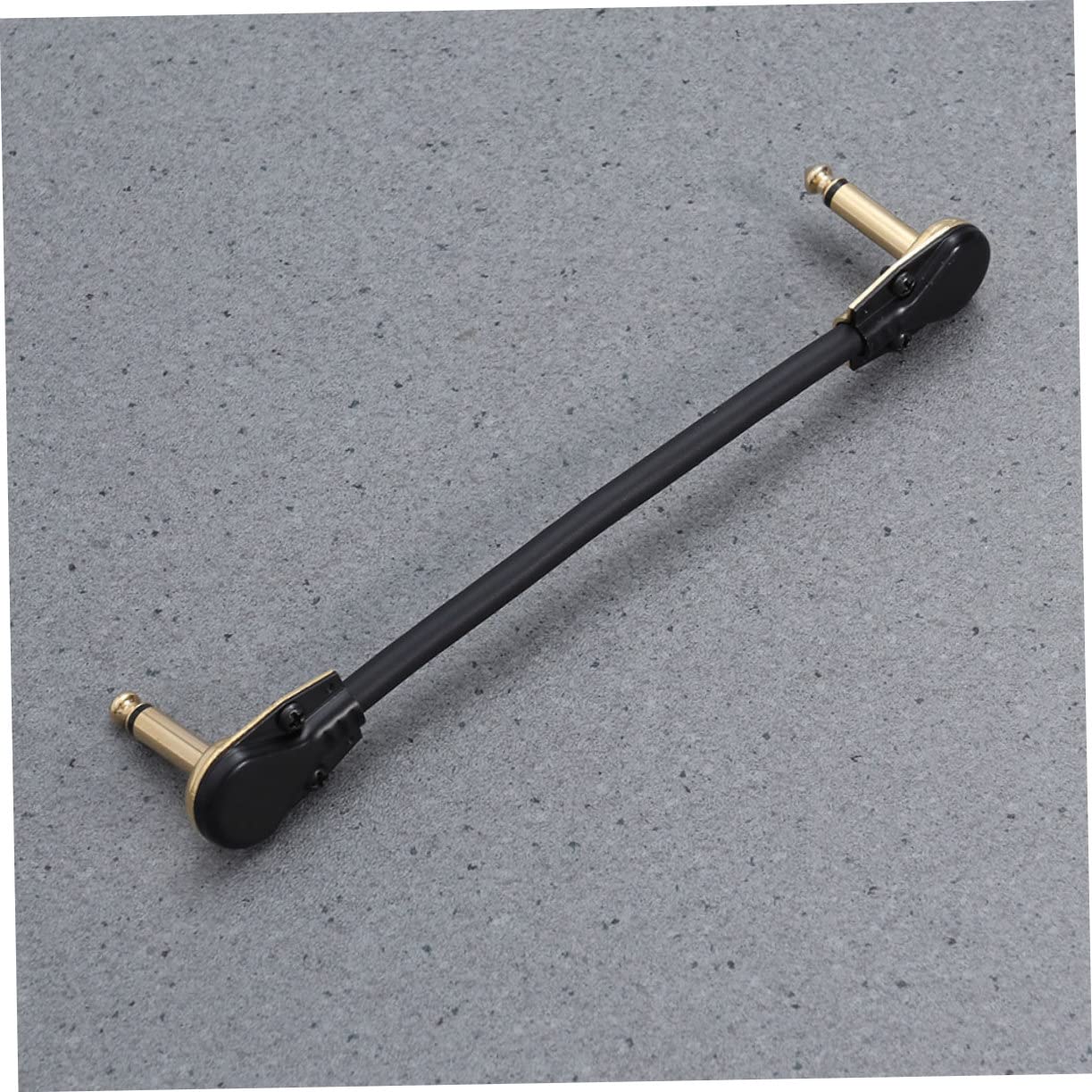 Toyvian 6stücke Gitarren Effektkabel Goldstecker Flexibles Design Hervorragende Geräuschreduzierung Für Gitarrenpedalboards Und Verstärkeranschlüsse