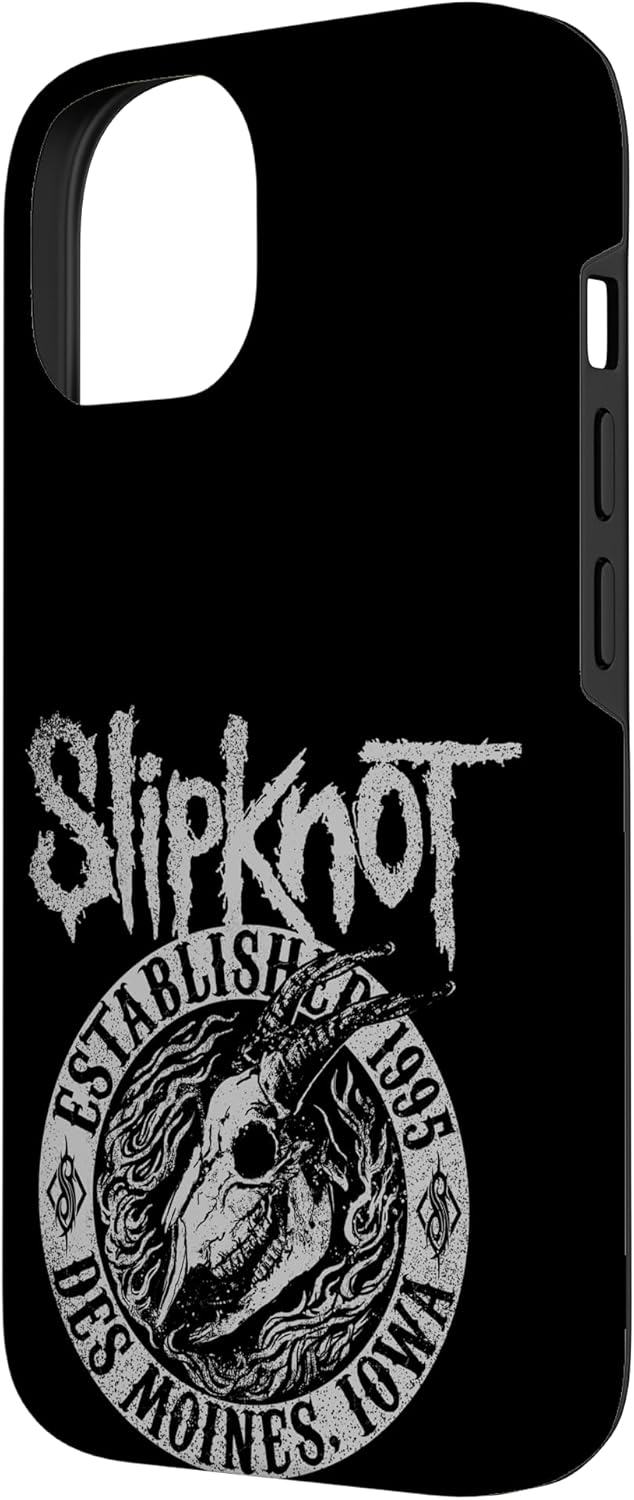 Official Slipknot Goat Flames Black Case for iPhone 14