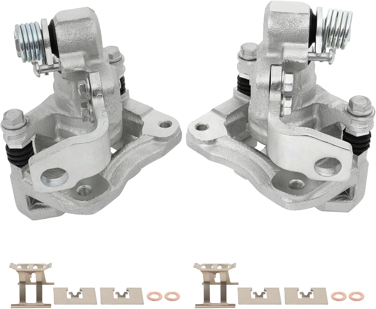 AUTOMUTO Rear Left & Right 19B3299 19B3298 Disc Brake Calipers With Bracket For Acura CSX 2006-2011 For Acura ILX 2013-2018 For Honda Civic 2006-2015