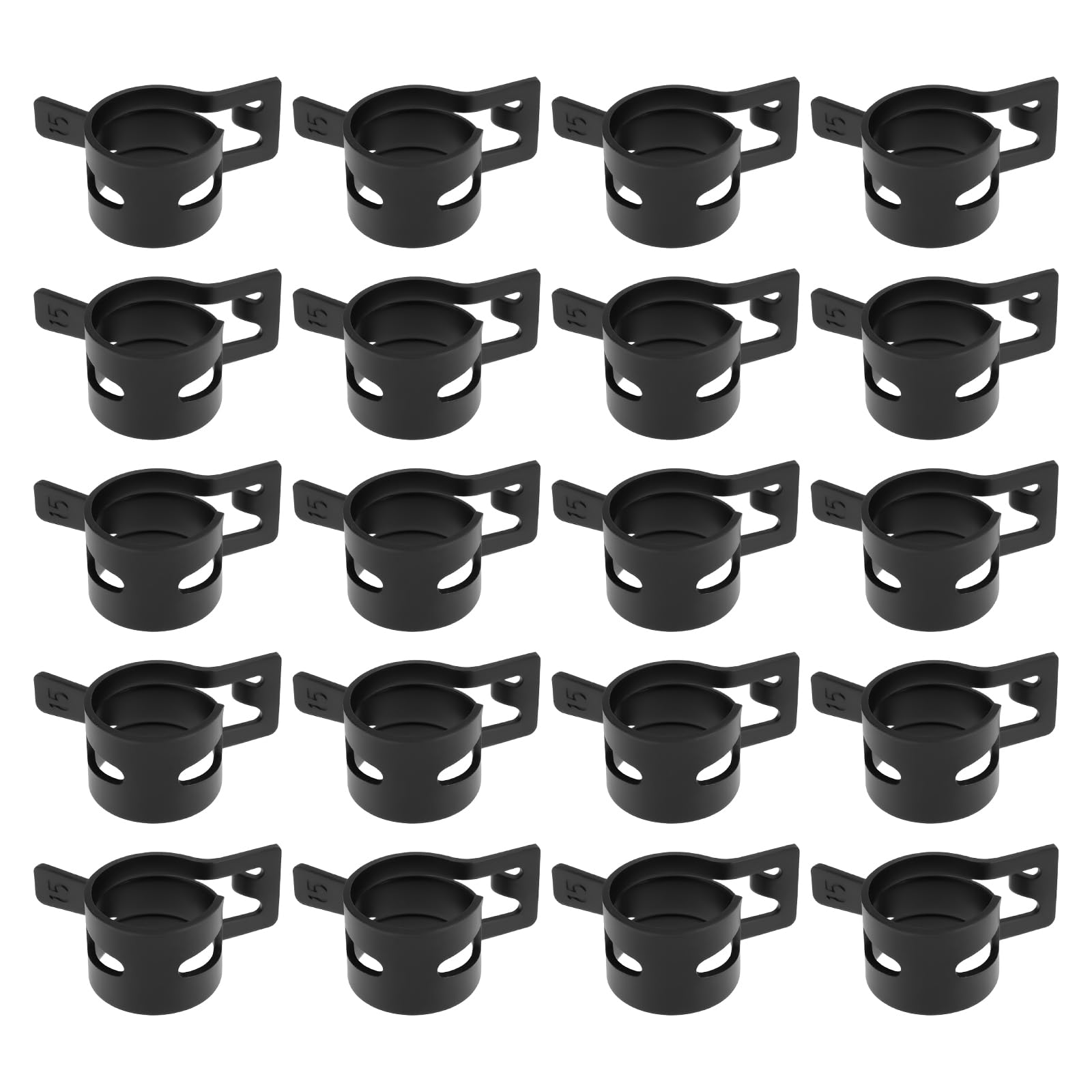 SG Store 20pcs 14x12mm Car Oil Pipe Spring Clamp N91184901 for 13.5-15mm Tubes Compatible with VW