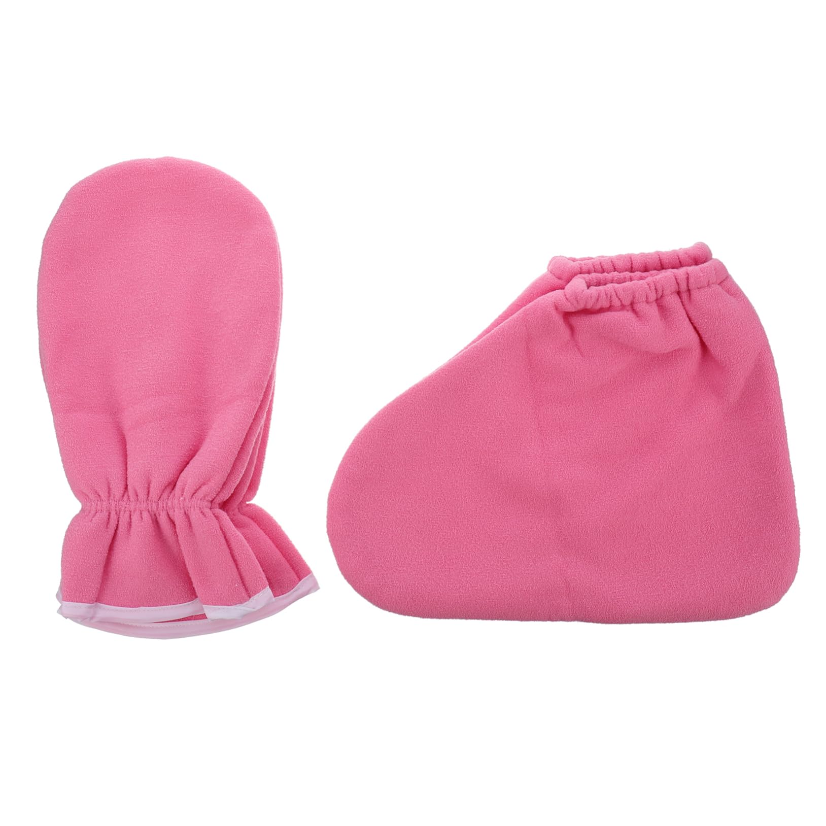 NULYLU 4Pcs Paraffin Wax Gloves and Booties for Spa Hand and Foot Care Treatment Moisturizing Hand Covers and Foot Covers Ideal for Dry Skin and Removal